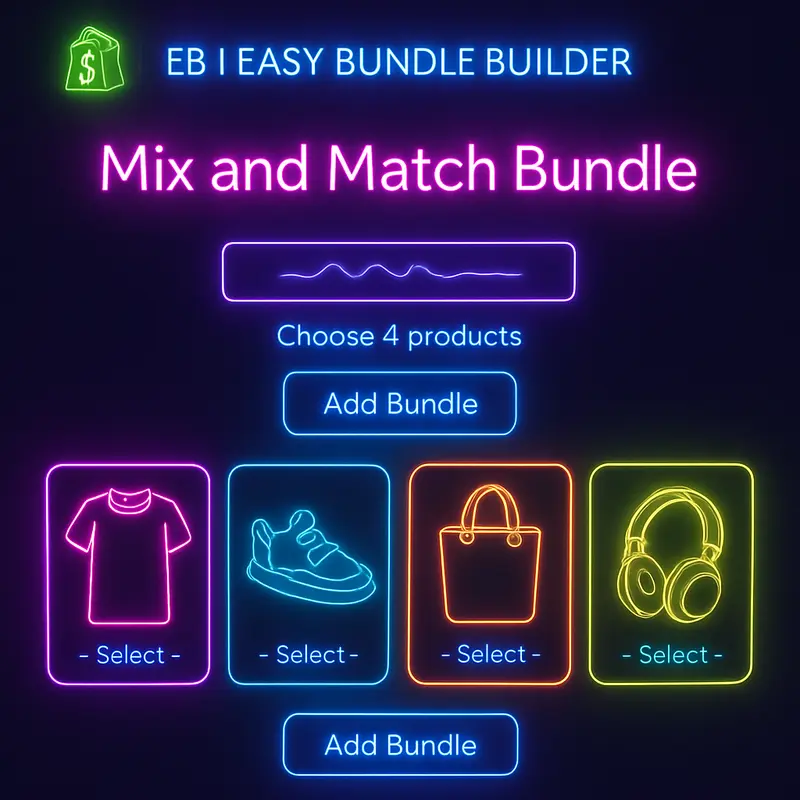 An overview of a merchant using Shopify Bundle Builder to elevate their product offerings.