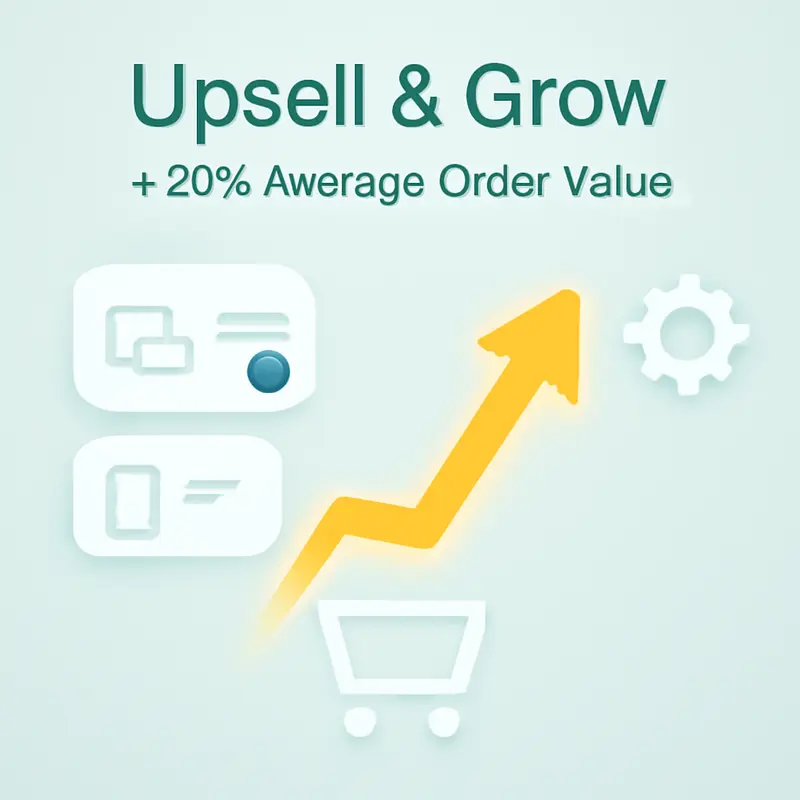 An example dashboard showing increased revenue driven by upsell apps.