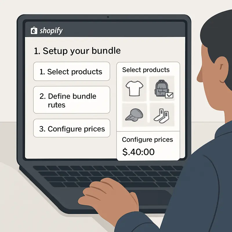 Shopify dashboard displaying customizable Mix & Match Bundle options for enhanced personalization.